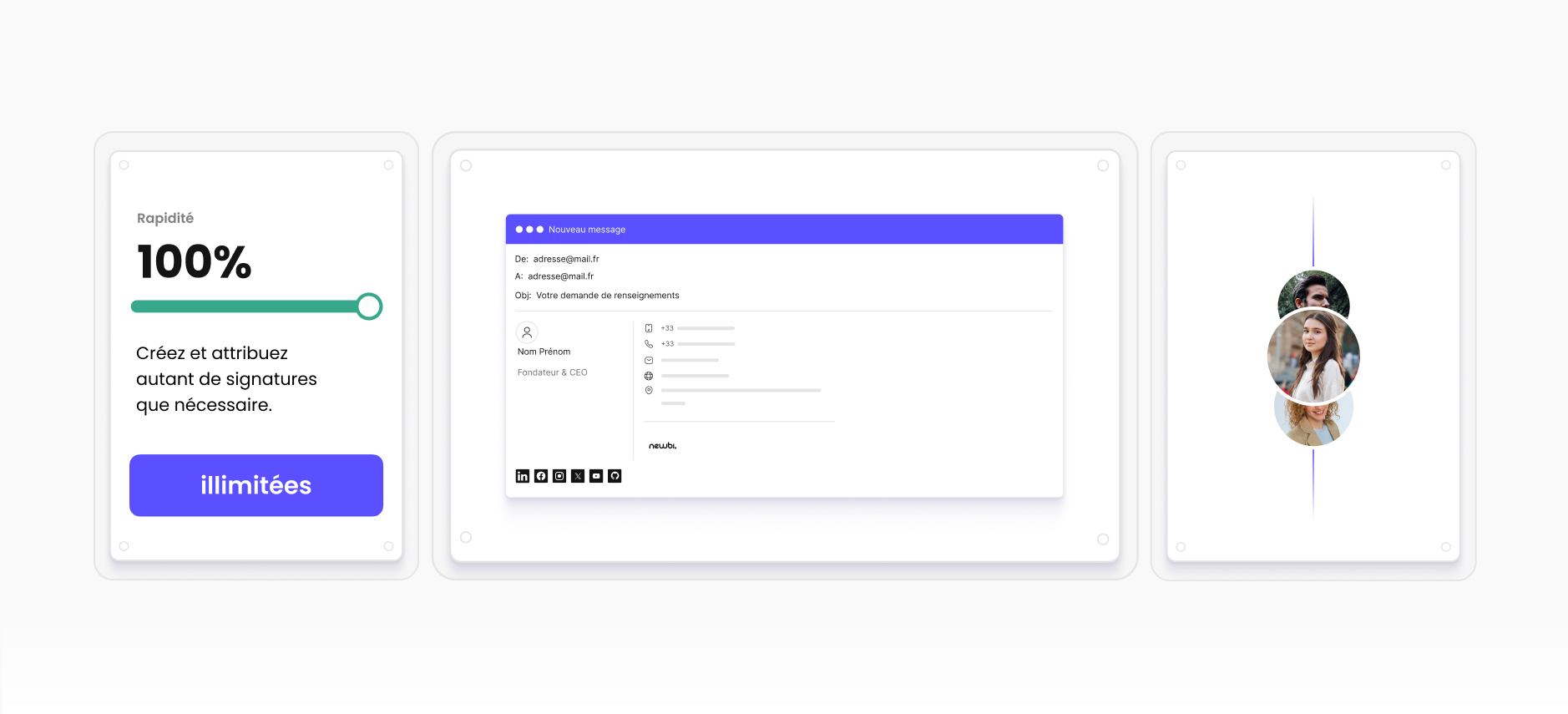 Signatures illimitées pour les collaborateurs