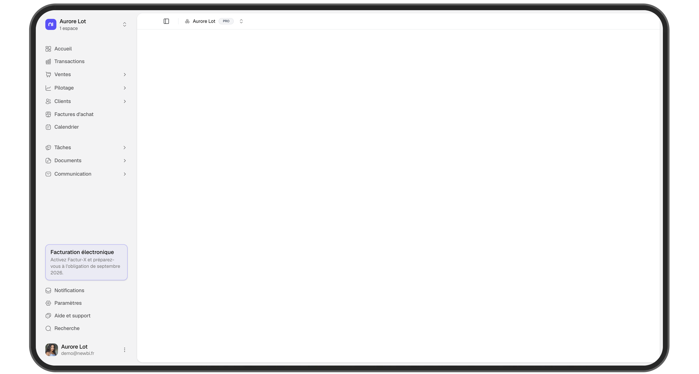 Interface Newbi : signatures e-mail de l'équipe